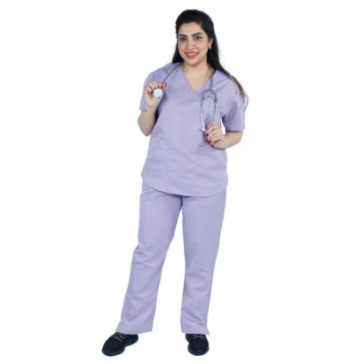 صورة سكراب طبي نسائي لون موف